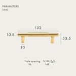 Tiradores de latón macizo AURUM