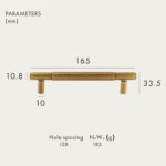 Tiradores de latón macizo AURUM