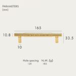 Tiradores de latón macizo AURUM