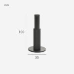 AXIO Türstopper aus massivem Messing