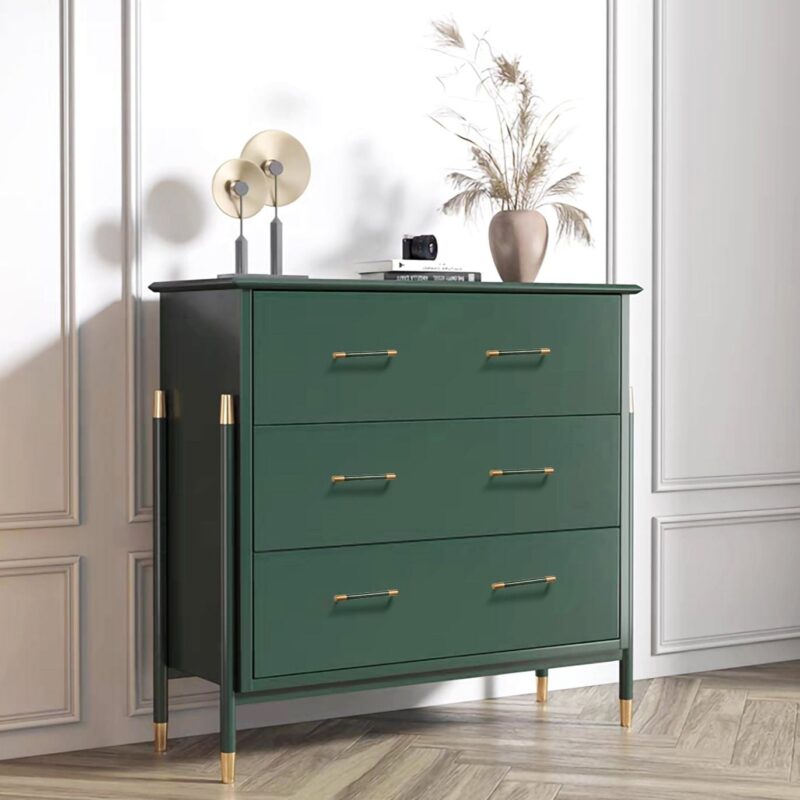 BEETHAM Solid Brass & Leather Furniture Handles