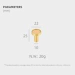 BEETHAM Solid Brass & Leather Furniture Knobs