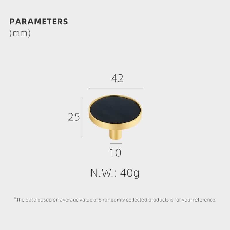 BEETHAM Solid Brass & Leather Furniture Knobs 31 BEETHAM Solid Brass & Leather Furniture Knobs