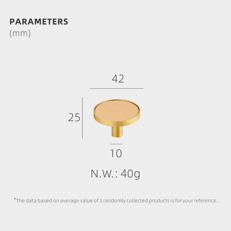 BEETHAM Solid Brass & Leather Furniture Knobs 30 BEETHAM Solid Brass & Leather Furniture Knobs