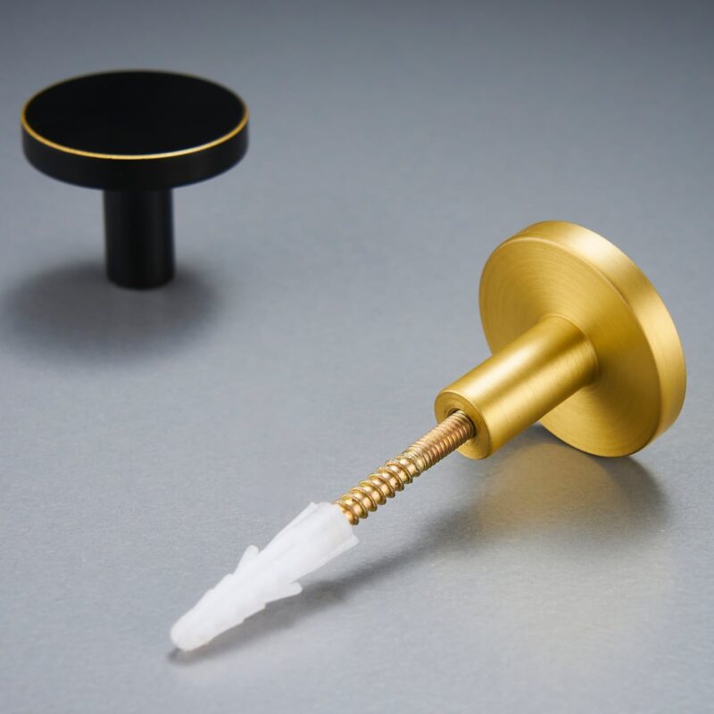 BRAZE Circular Brass Knobs