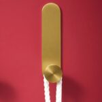 BRAZE Ganci da parete in ottone massiccio