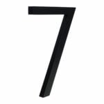 BROOKFIELD Matte Black Floating House Number Sign