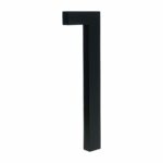 BROOKFIELD Matte Black Floating House Number Sign