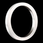 BROOKFIELD Segno del numero civico fluttuante in acciaio spazzolato