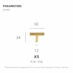 Barres en T en laiton massif BULET