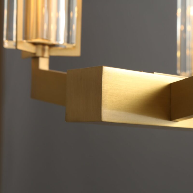 Lampadario lineare CELESTE in ottone 5 Lampadario lineare CELESTE in ottone