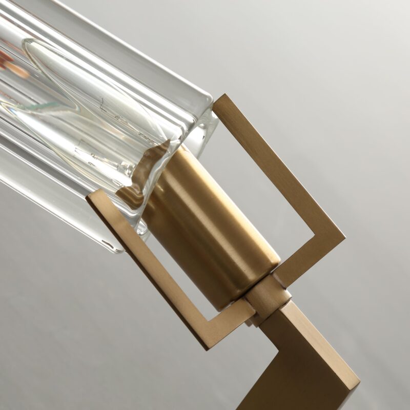 Lampadario lineare in ottone CELESTE 11 Lampadario lineare CELESTE in ottone