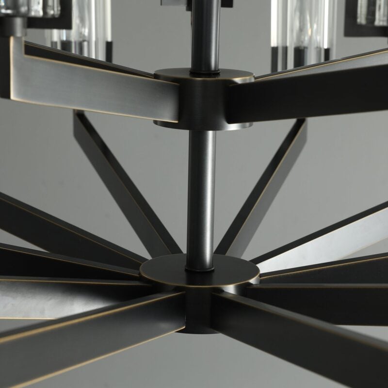 CELESTE Messing ronde kroonluchter