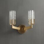 CELESTE Applique double en laiton massif