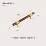 CIRCA Nussbaum & Massivmessing Griffe