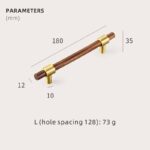 CIRCA Nussbaum & Massivmessing Griffe