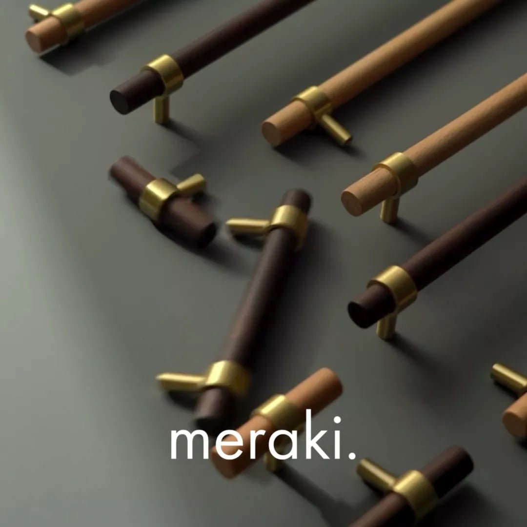 CIRCA Noce e barre a T in ottone massiccio