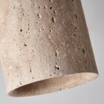 CIRRO Deckenleuchte aus Stein und Holz