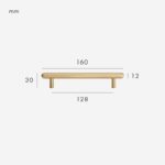 COBBA Massiv-Messing-Griff