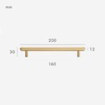 COBBA Massiv-Messing-Griff