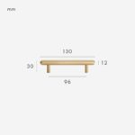 COBBA Massiv-Messing-Griff