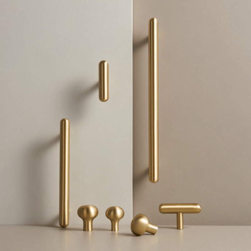 COBBA Massiv-Messing-Griff