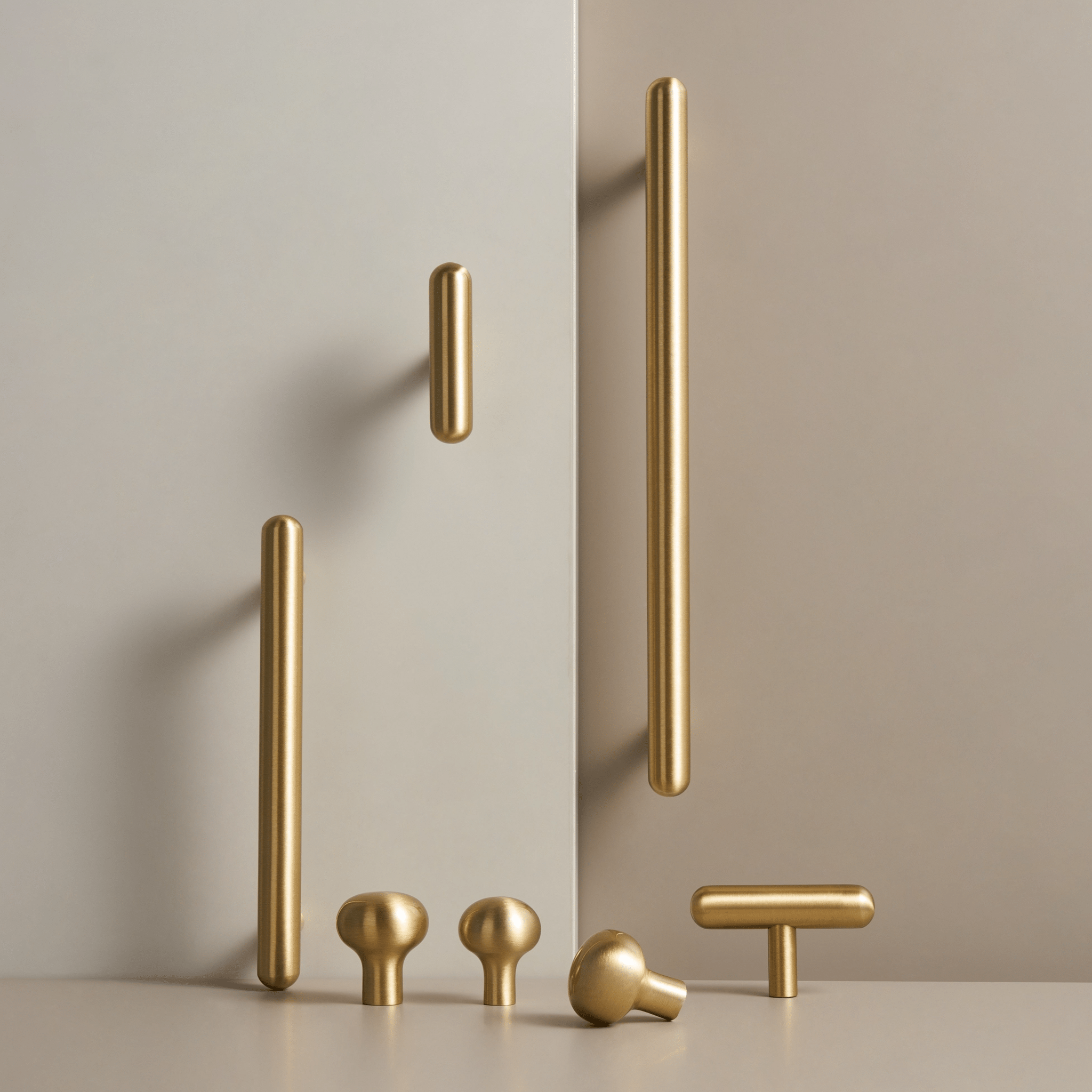 COBBA Massiv-Messing-Griff