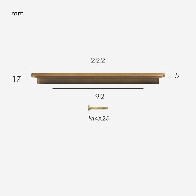 COMMET Solid Brass Handle