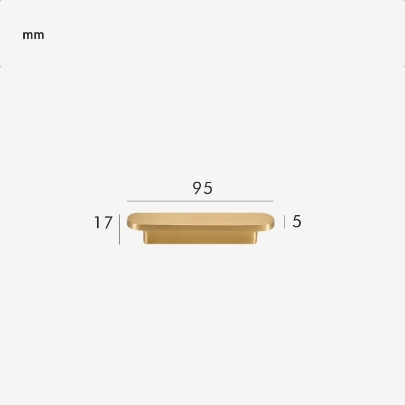 COMMET Solid Brass Handle