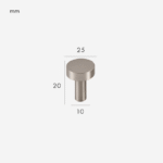 Pomelli in ottone massiccio COMMET