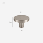 Pomelli in ottone massiccio COMMET