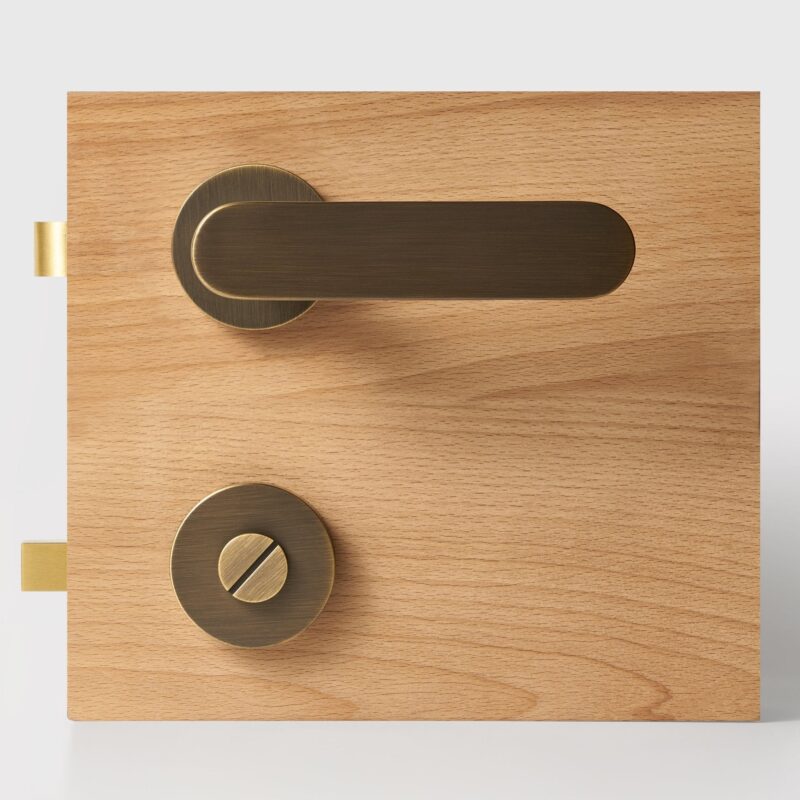 COMMET Massief Messing Deurkruk