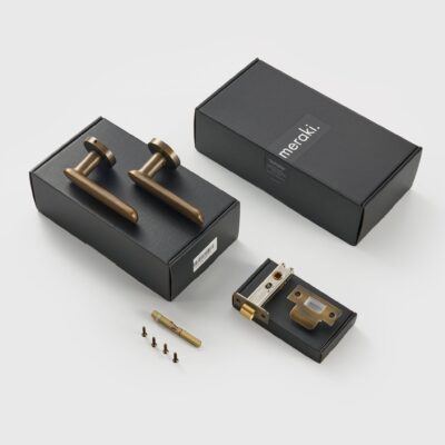 COMMET Solid Brass Lever Door Handle - meraki.