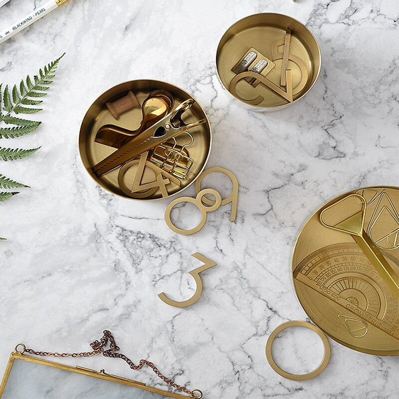 Numeri civici DEKO in ottone massiccio