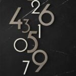 Numeri civici DEKO in ottone massiccio