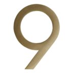 Numeri civici DEKO in ottone massiccio