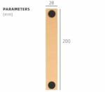 DIVES Griffe aus Leder und Messing