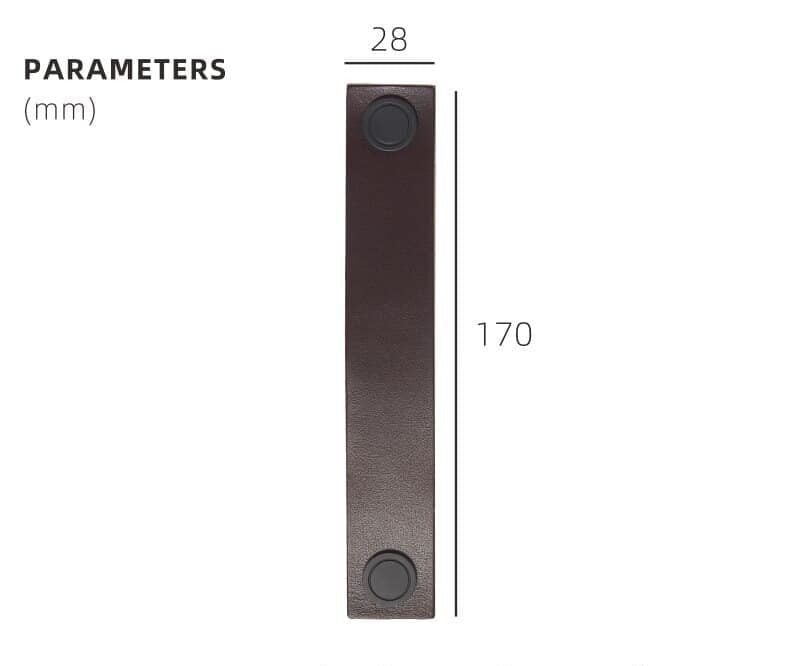 DIVES Griffe aus Leder und Messing