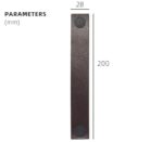 DIVES Griffe aus Leder und Messing