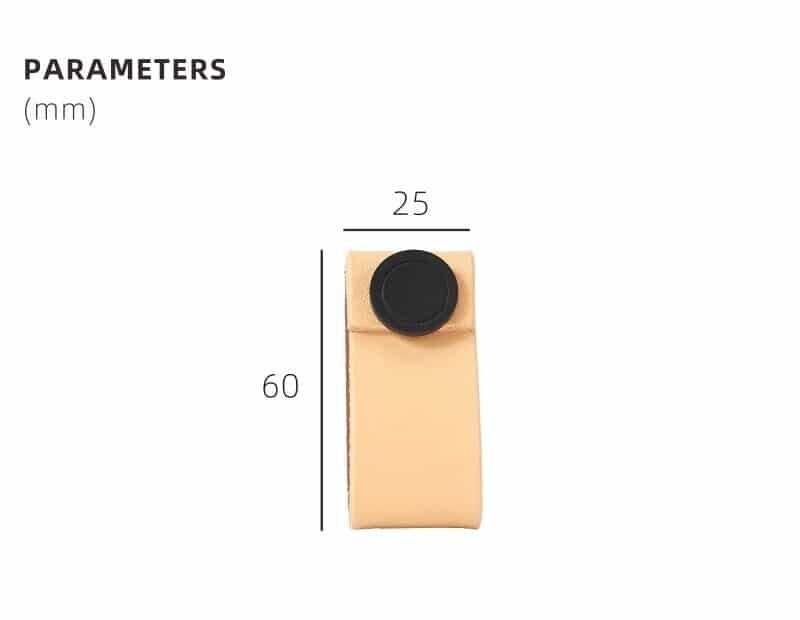 DIVES Griffe aus Leder und Messing