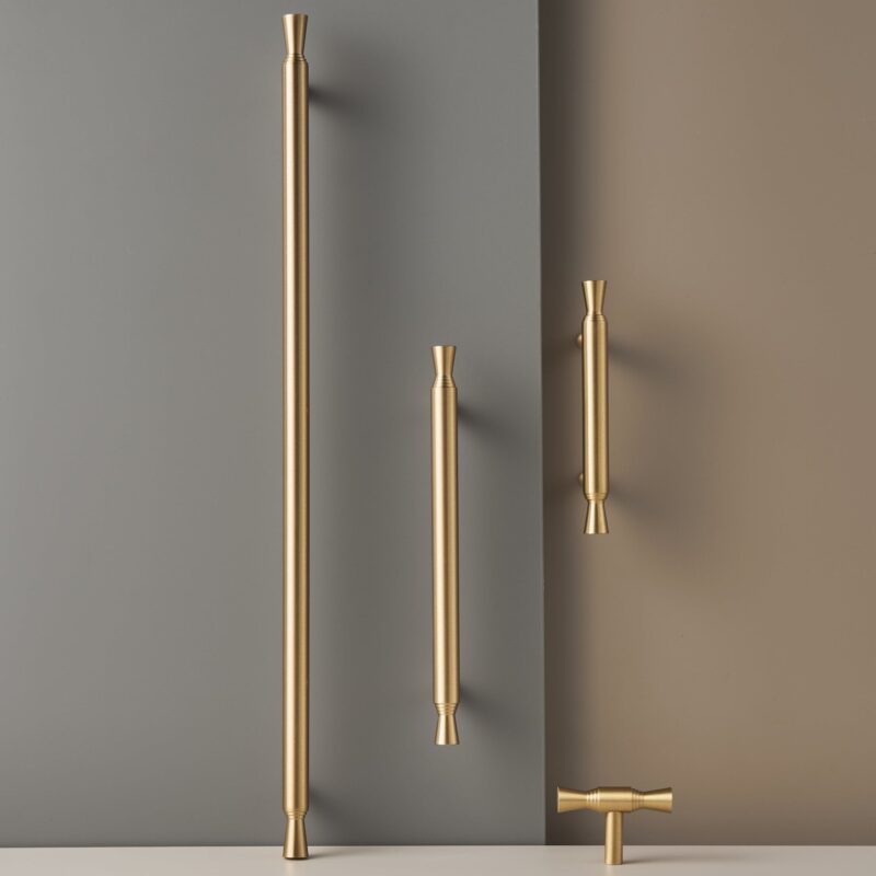 DUKE massief messing handvat