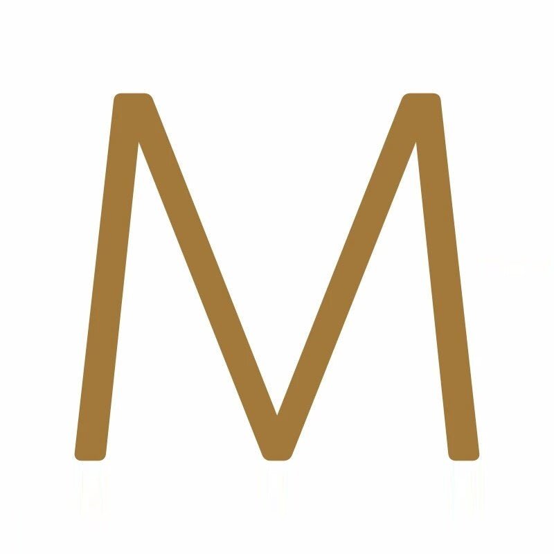 Caratteri EZRA in ottone anticato martellato