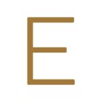 Caratteri EZRA in ottone anticato martellato