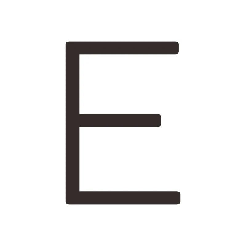 EZRA Characters in Matte Black