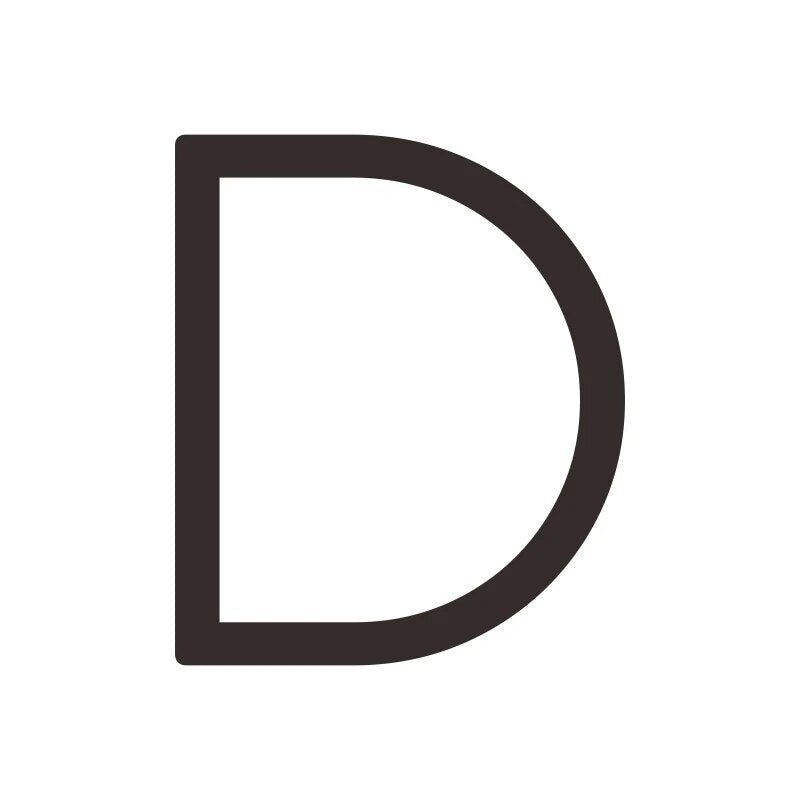 EZRA Characters in Matte Black