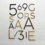 EZRA Characters in Matte Black