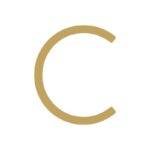 EZRA-Zeichen in Satin-Messing