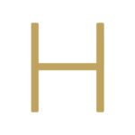 EZRA-Zeichen in Satin-Messing