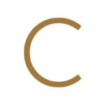 EZRA Numeri in ottone anticato