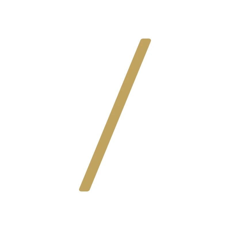 EZRA Numbers in Hammered Satin Brass 17 EZRA Numbers in Hammered Satin Brass